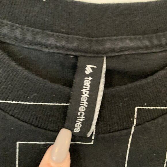 Vintage J Dilla Temple Effectives Idealist T-Shirt Hip Hop Size S Y2K USA - Picture 4 of 7